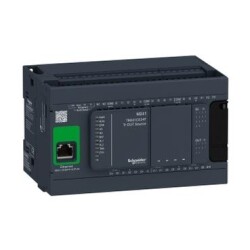 Schneider Electric TM241CE24T, M241 kontrolör 24 GÇ transistör PNP Ethernet - Schneider