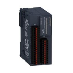 Schneider Electric TM3DM24RG, Ayrık I/O modülü, Modicon TM3, 24 IO (16 giriş, 8 röle çıkışı, yay) 24 VDC