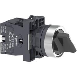 Schneider Electric XA2ED33, Mandal buton - standart mandal - 3 konumlu - 2NA