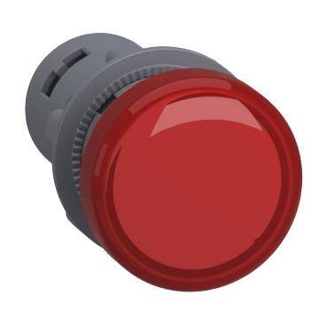 Schneider Electric XA2EVM4LC, Sinyal lambası, plastik, kırmızı, Ø 22 mm, LEDli, 220…230V AC - 1