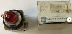 Telemecanique Sensors XB2MV104, Basmalı Düğme/Pilot Işık 600VAC/DC Ağır Hizmet