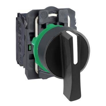 Schneider Electric XB5AJ33, siyah eksiksiz mandal buton 3 konumlu sabit 2NA - 1