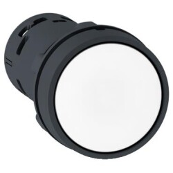 Schneider Electric XB7NA11, PB - Yaylı Dnş, beyaz - 1NA