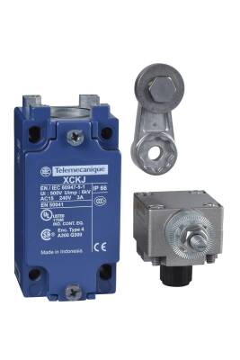 Telemecanique Sensors XCKJ10513 , limit anahtarı XCKJ - çelik makaralı manivela - 1NK+1NA - ani hareketli - Pg13 - 1