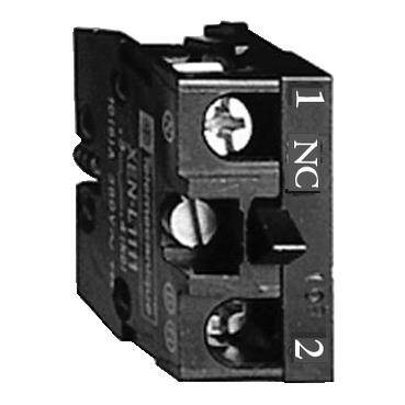 Telemecanique Sensors XENL1121, yaylı dönüş kontak bloğu - 1NK - arka kutu montajı - 1