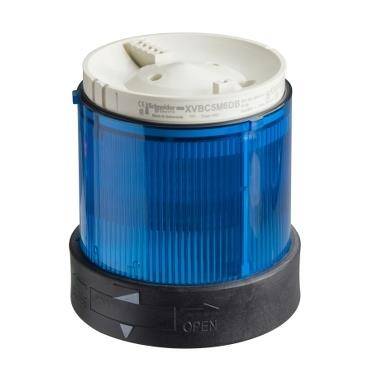 Schneider Electric XVBC2B6, Entegre LED'li Işıklı Mavi Lens - 1