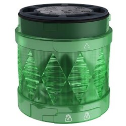 Schneider Electric XVUC23, 60 mm çaplı aydınlatmalı LED ünitesi - sabit - yeşil - IP65 - 24 V