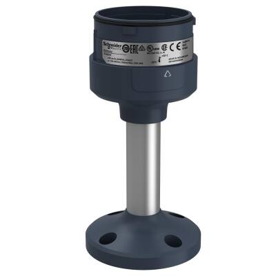 Telemecanique Sensors XVUZ02, 100 mm montaj ayağı ve alt plaka - siyah - 1