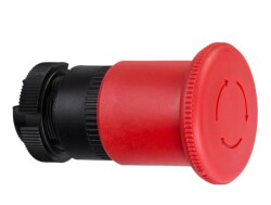 Schneider Electric ZA2BS844, Acil kapatma butonu için başlık, Harmony XAC, kırmızı mantar 40mm, tetikleme için mandallı dönüş, işaretsiz ; Depolama ortam koşulları, -40…70 °C - Schneider
