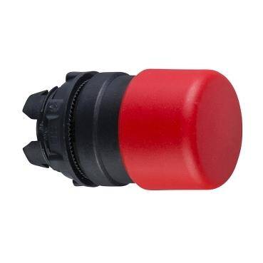 Schneider Electric ZB5AC44, Aydınlatmasız buton için başlık, Harmony XB5, kırmızı mantar 30mm, 22mm, Yay Geri Dönüşlü, işaretsiz - 1