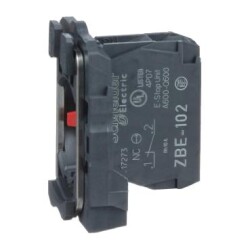 Schneider Electric ZB5AZ102, gövde/sabitleme bilezikli tek kontak bloğu 1NK vida kelepçesi terminali