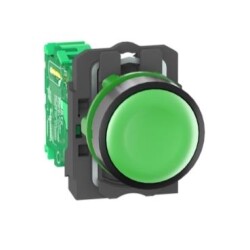 Schneider Electric ZB5RTA3, iletici - Ø22 mm plastik başlık - yeşil başlık - Schneider