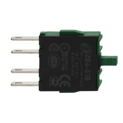 Schneider Electric ZB6E2B, Başlık 1NK Faston Konnektör İçin Tek Kontak Bloğu
