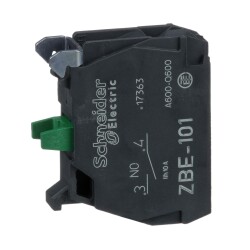 Schneider Electric ZBE101, Harmony Stil 4 ve 5 İçin Kontak Bloğu, 1NA, 22mm Butonlar İçin - Schneider