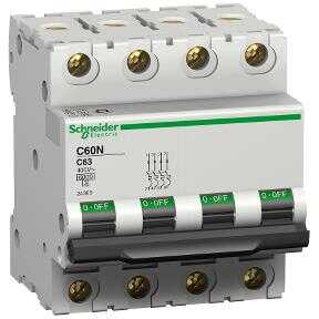  Schneider Electtic 24359, C60n 4p 3a C