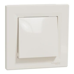 Schneider Electric EPH0100123, Asfora Krem Anahtar Çerçeveli