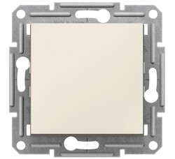 Schneider Electric EPH0170123, Asfora Krem Çerçevesiz Anahtar - Schneider