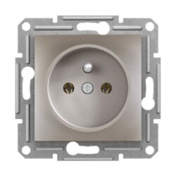 Schneider Electric EPH2800169, Asfora Bronz Çocuk Korumalı UPS Priz