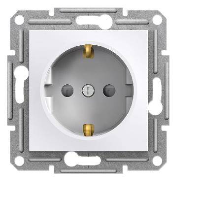 Schneider Electric EPH2970221, Asfora Beyaz Çocuk Korumalı Çerçevesiz Priz  - 1