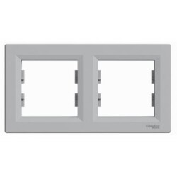 Schneider Electric EPH5800261, Asfora Alüminyum İkili Yatay Çerçeve