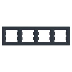 Schneider Electric EPH5800471, Asfora Antrasit 4lü Yatay Çerçeve