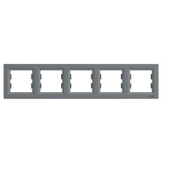 Schneider Electric EPH5800562, Asfora Çelik 5li Yatay Çerçeve