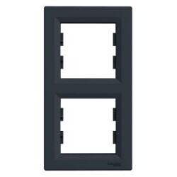 Schneider EPH5810271, Asfora – İkili Çerçeve Dikey – Antrasit - Schneider