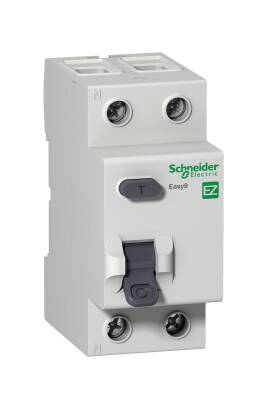 Schneider Electric EZ9R05225, 25 Amper, 30mA, Monofaze, Kaçak Akım Koruma Rölesi, 2 Kutuplu (1 Faz+Nötr), Tip AC - 1