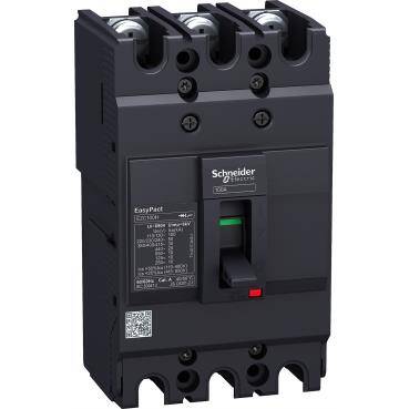 Schneider Electric EZC100H3040, 40 Amper, 30 kA, 3 Kutuplu, Kompakt Şalter, EZC100H, TM40D Korumalı - 1