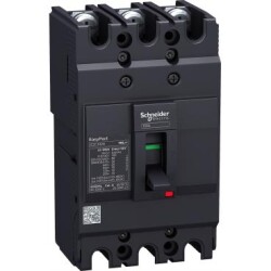 Schneider Electric EZC100H3075, 75 Amper, 30 kA, 3 Kutuplu, Kompakt Şalter, EZC100H, TM75D Korumalı