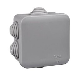 Schneider Electric IMT35090, Mureva BOX - bağlantı buatı - 6 salmastra - 70x70x40 mm - terminalsiz - Schneider