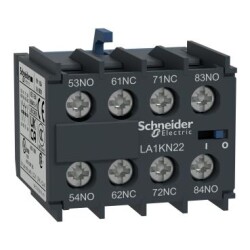 Schneider Electric LA1KN22, 2NA+2NK, TeSys K Kontaktörler İçin Yardımcı Kontak Blok - Schneider