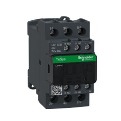 Schneider Electric LC1D32BD,TeSys D kontaktör - 3P(3 NA) - AC-3 - <= 440 V 32 A - 24 V DC bobin