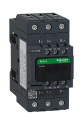 Schneider Electric LC1D40AU7, TeSys D kontaktör - 3P(3 NA) - AC-3 - <= 440 V 40 A - 240 V AC 50/60 Hz bobin