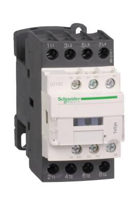 Schneider Electric LC1DT25M7, TeSys D kontaktör - 4P(4 NA) - AC-1 - <= 440 V 25 A - 220 V AC bobin - 1