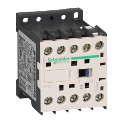 Schneider Electric LP1K0901BD, 9 Amper, 4 kW, Mini Kontaktör, 24 Volt DC, 3 Kutuplu, 1NK