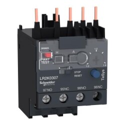 Schneider Electric LR2K0307, 1.2-1.8 Amper, Termik Röle, 1NO+1NC, Kontaktöre Direkt Montaja Uygun, LC1K ve LP1K Serisi İçin