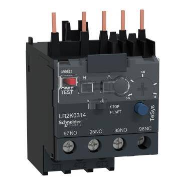 Schneider Electric LR2K0314, 5.5-8 Amper, Termik Röle, 1NO+1NC, Kontaktöre Direkt Montaja Uygun, LC1K ve LP1K Serisi İçin - 1