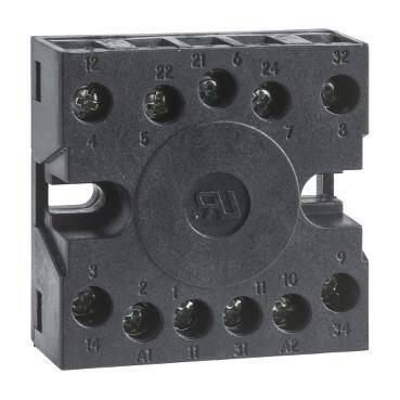 Schneider Electric RE48ASOC11AR, Soket, Harmony Zamanlayıcı Röleleri, Re48 Röleler için, Arka Yüzde Vida Terminalleri Bağlantıları, 11 Pin, Ip 20 - 1