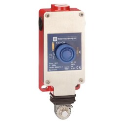 Telemecanique Sensors XY2CH13250, a-durd ipli çekme anahtarı XY2 CH - 1NK+1NA - koruyucu kapaklı basmalı düğme