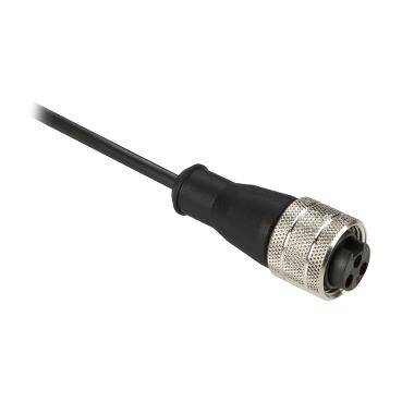 Telemecanique Sensor XZCP1865L2 1/2 inç 20 Unf 3 Pın Pur 2m Ön Kablolu Konnektör - 1