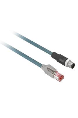 Schneider XGSZ12E4503 3m M12-Rj45 RFID Ethernet Kablosu - 1
