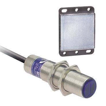 Telemecanique Sensors XU9M18MA230, fotoelektrik sensör - XU9 - polarize - Sn 2m - 24..240VAC/DC - kablo 2m - 1