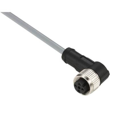 Telemecanique Sensors XZCPV1241L2, dirsekli dişi - M12 - 4 pim - kablo PVC 2m - 1