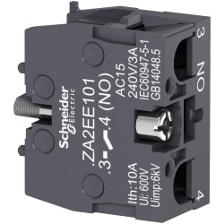 Schneider Electric ZA2EE101,Kontak blok Ø22mm buton için, 1 NA - Schneider