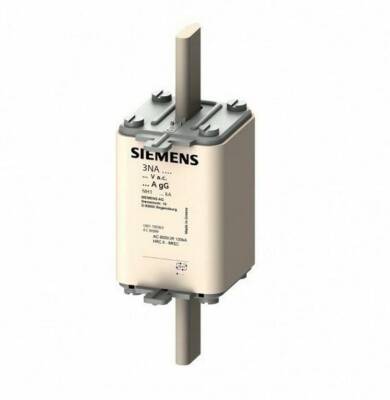 Siemens 3NA3372, LV HRC sigorta elemanı, NH3, In: 630 A, gG, Un AC: 500 V, Un DC: 440 V, Ön gösterge, canlı kavrama pabuçları - 1