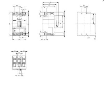 Siemens 3VA1180-4EE36-0AA1, Kompakt Şalter 80 Amper 36kA Tm220 - 2