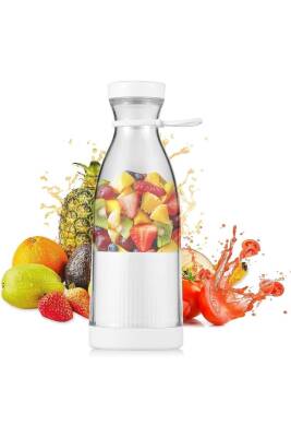 Taşınabilir 350 ML Blender, Smoothie Blender, Şarjlı Mini Meyve Karıştırıcı, Milkshake İşlevli - 1