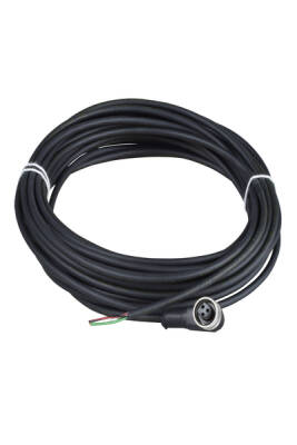 Telemecanique Sensors XZCP1965L5, Zcmc 2m inç 20 Unf Dirsekli Dişi 3 Pinli Ön Kablolu Konnektör - 1