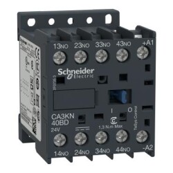 Schneider Electric CA3KN40BD, TeSys K kontrol rölesi - 4 NA - <= 690 V - 24 V DC standart bobin